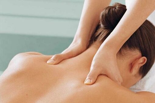 Massage with cervical osteochondosis