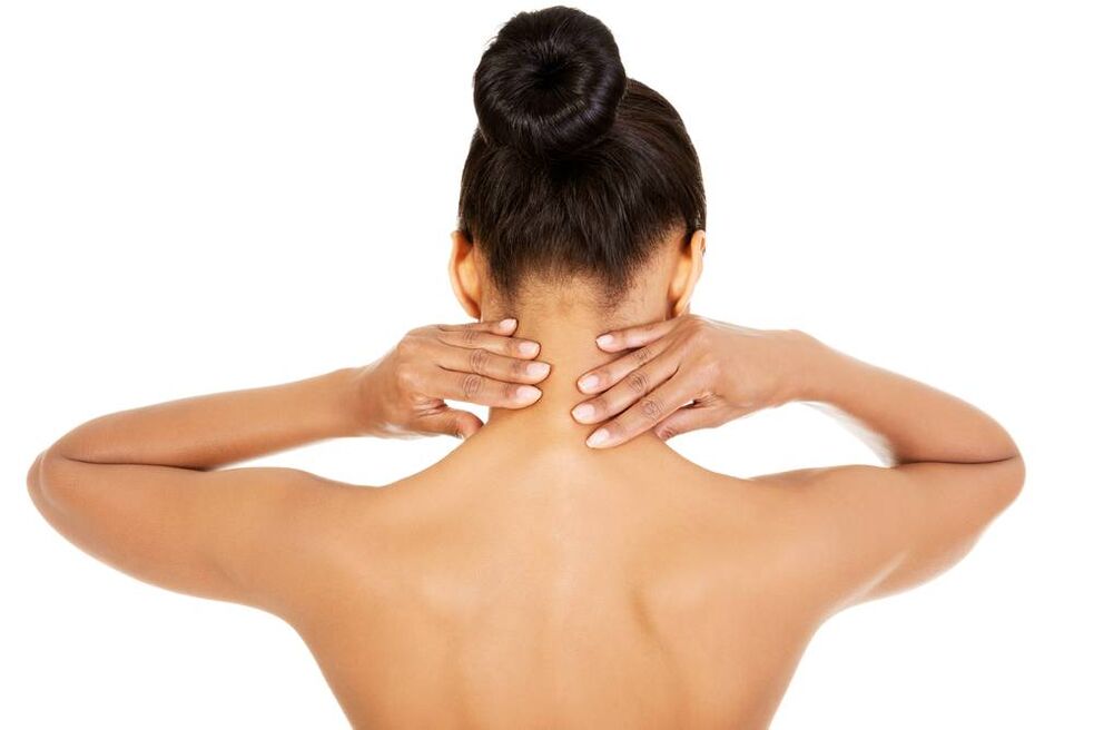 neck self-massage for osteochondrosis